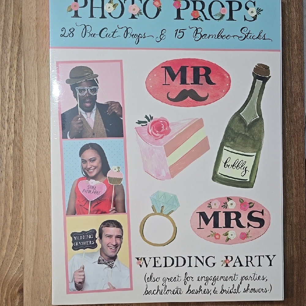 💥3/40💥 Wedding Photo Prop Set